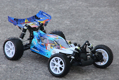 XTC VRX RC RACING BUGGY SPIRIT KAROSSE HECKFLÜGEL BODY COVER KEIN AUTO 1:10