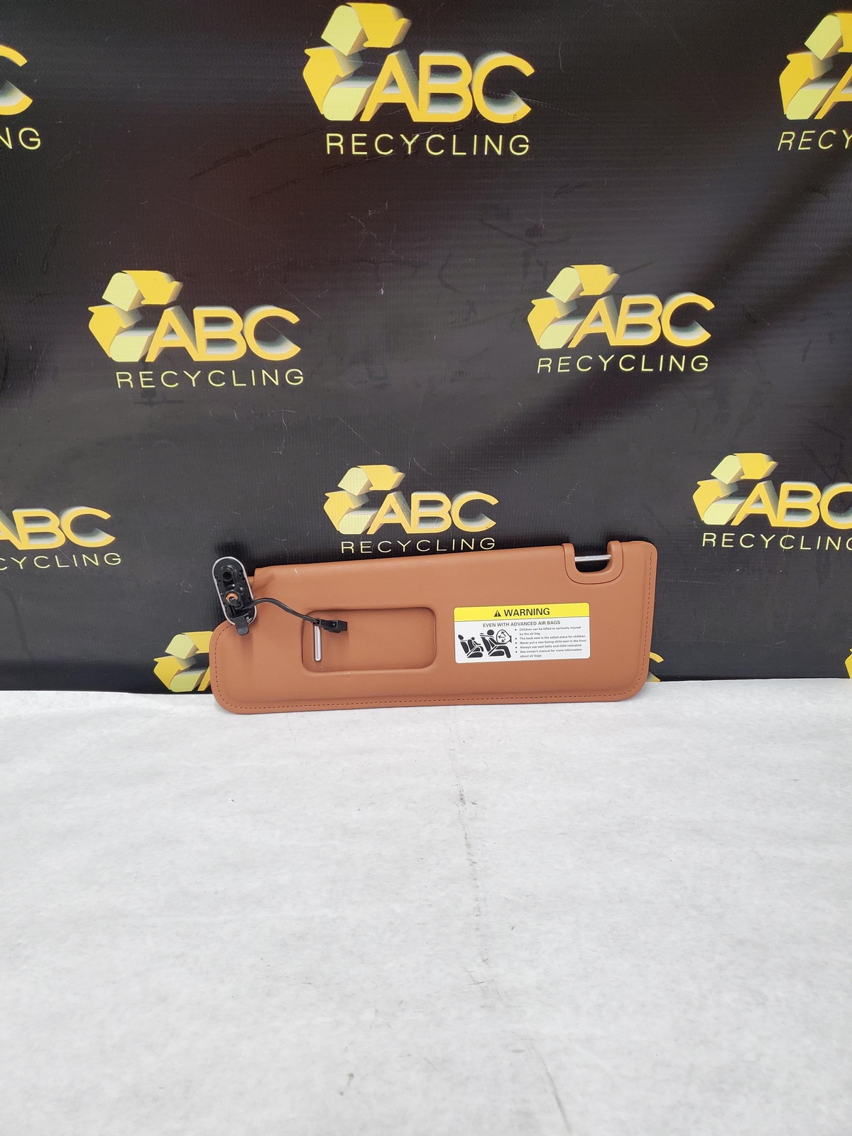 2007 Bentley Flying Spur Sun Visor Left Driver's (Saddle) BENTLEY 07 OEM