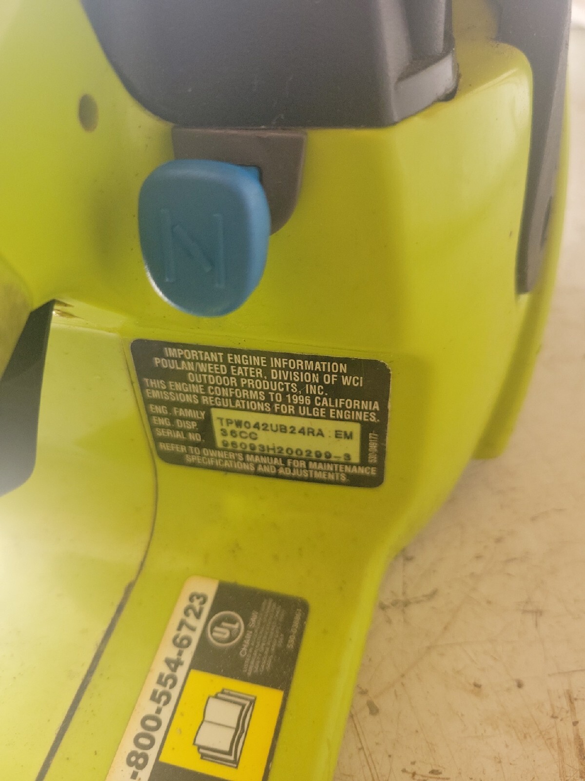 Poulan 2150 Super Clean 16" Chainsaw eBay