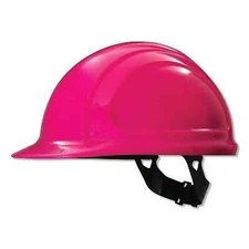 Honeywell North N10 Quick Fit Hard Hat 4 Point Front Brim Hot Pink