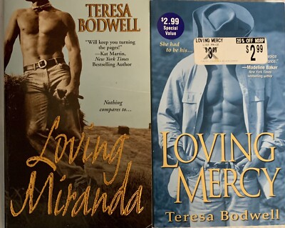 (2 pb) ALL by author Teresa Bodwell cowboy romance HARLEQUIN