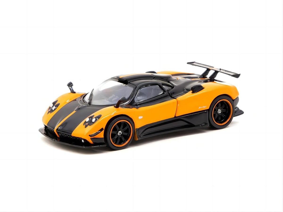 ミニカー Tarmac Works Pagani Zonda 1:64 Tarmac Works 1:64 Pagani Zonda Cinque Arancio Saint Tropez