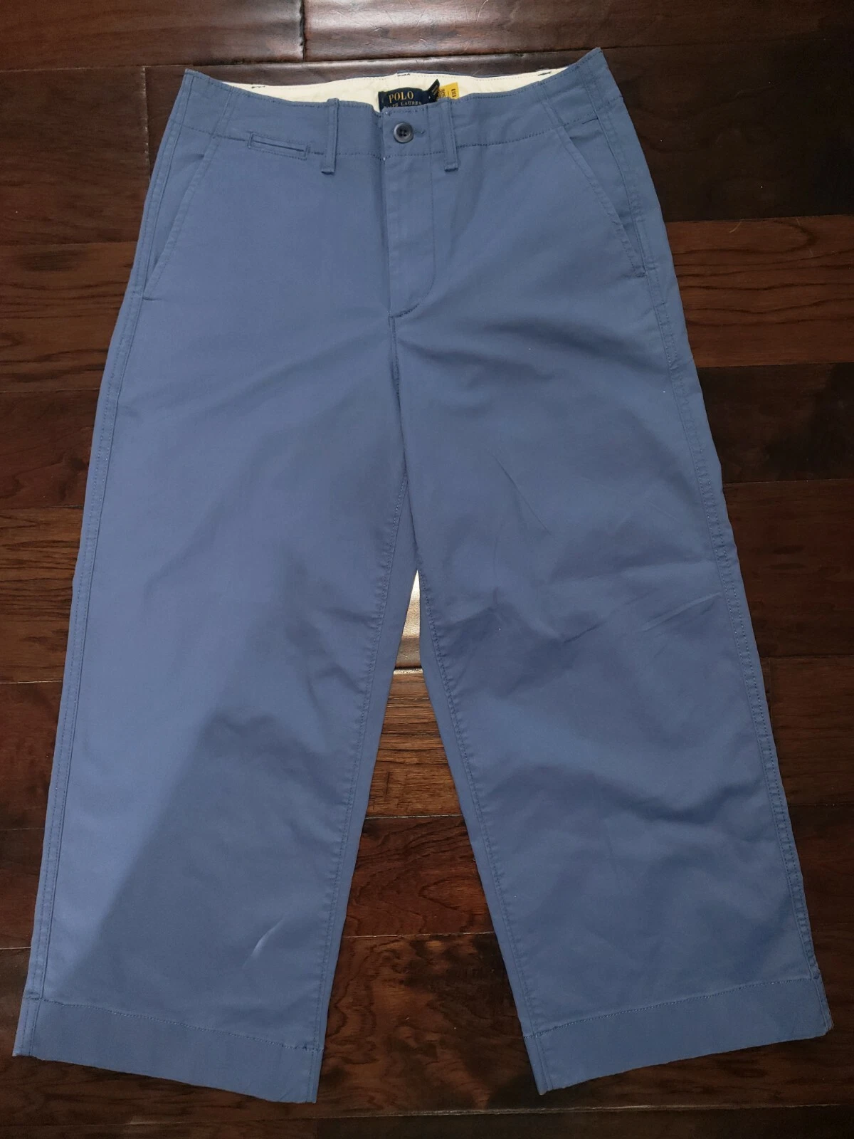 NWOT Polo Ralph Lauren Women's Light Blue Wide Leg Chino Pant Capris
Opens in a new window or tab