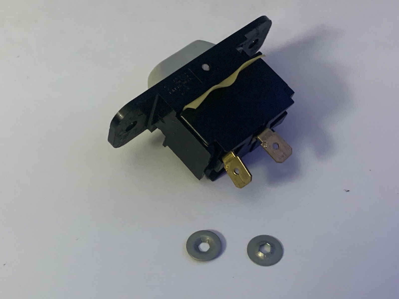 Jenn Air Fan Switch 2 Wire USED See Photos White / Gray Rocker USED