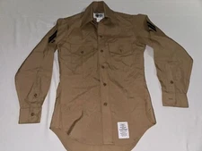 Defense Logistics Agency Valor Collection Khaki Short Sleeve Shirt Men's 14x32