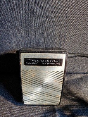 Vintage Realistic Dynamic Microphone by RadioShack