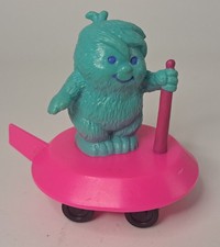 Jetsons The Movie Kids Meal Toy Wendy's 1990 Pink Teal 3" Tall