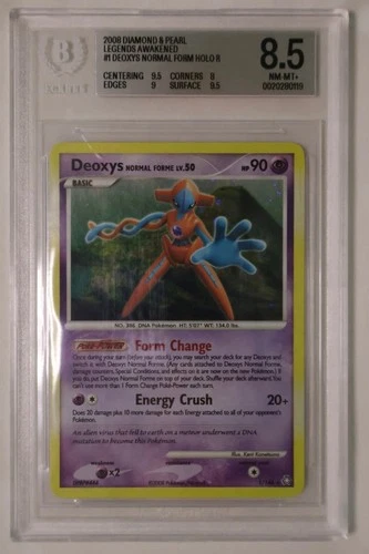 Deoxys Normal Forme 1/146 Legends Awakened Holo BGS 8.5
