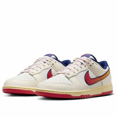 Nike Dunk Low SE Retro Pack Men Pale Ivory/Light Crimso Shoes HV5749-110 Sz 9.5