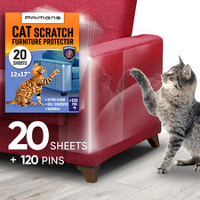Heavy Duty Cat Scratch Deterrent Furniture Protectors for Sofa, Doors, Clear Cou