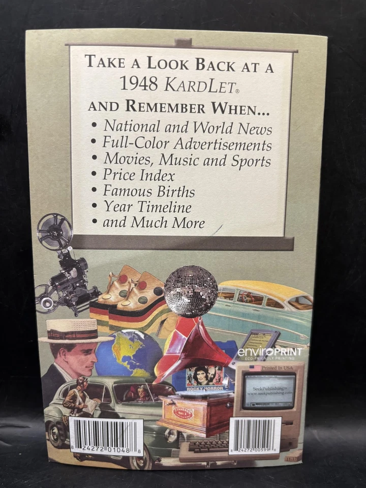 Vintage 1948 Remember When Book Nostalgic History KardLet Seek Publishing Softco Foto 2 de 4