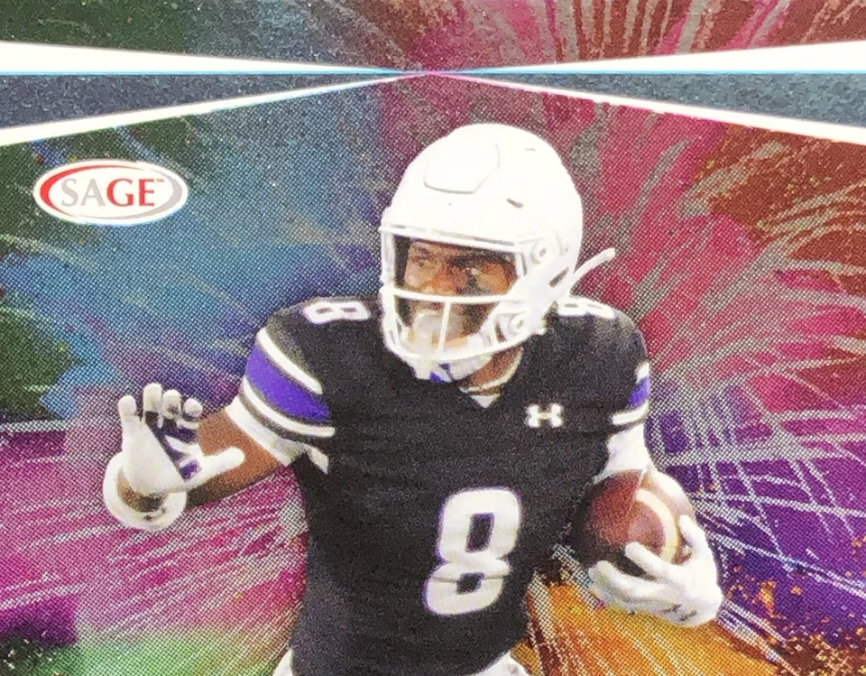 TRUE 1/1 AUTO! 2025 SAGE AJ Henning ONE OF ONE PLATINUM AUTOGRAPH RC No. A-AJH - Image 3 of 4