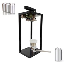 Manual Rotary Capping Machine Aluminum Can Bottle Sealer 250ml/330ml/500ml