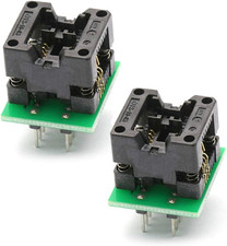 2Pcs SOIC8 SOP8 to DIP8 EZ Programmer Adapter Socket Converter Module with 150Mi