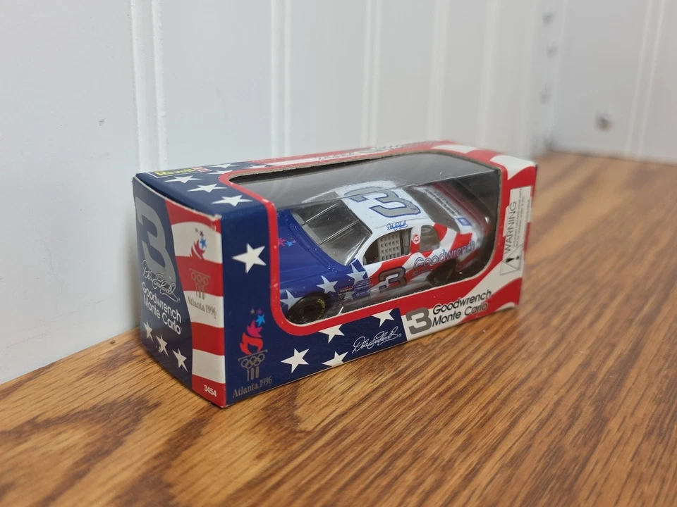 Dale Earnhardt, Sr. #3 Atlanta Olympics 1996 Chevy Monte Carlo - Window Box 1:64 - Image 2 of 4