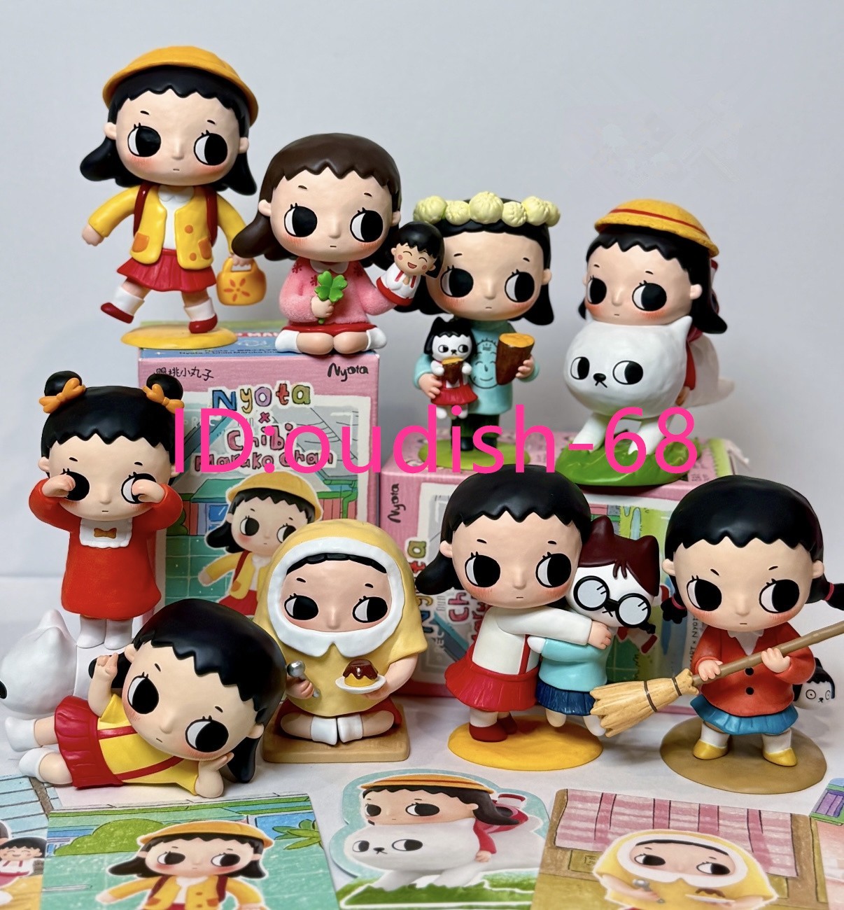 Authentic POP MART Nyota Chibi Maruko Chan Confirmed Blind Box Figure Cute Toy