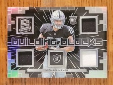 2023 Panini Spectra - Building Blocks Hyper #BBL-MMA Michael Mayer /75 (MEM, RC)