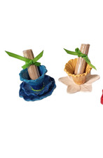Flower Petals Ceramic Toothpick Holders Kitchen Tableware Set of 2