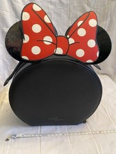 Minnie Mouse Make Up/jewellery Box/ Handbag With Mirror