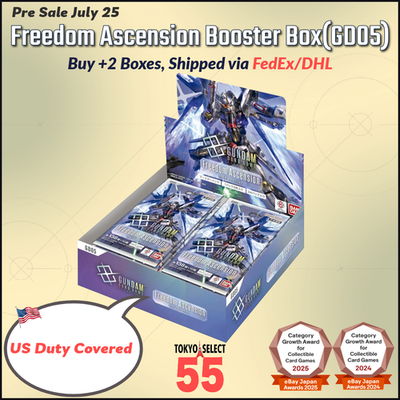 Freedom Ascension Booster Box GD05 Japanese Factory Tape Sealed