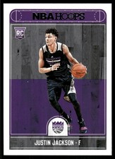 2017-18 Hoops #265 Justin Jackson Sacramento Kings Rookie