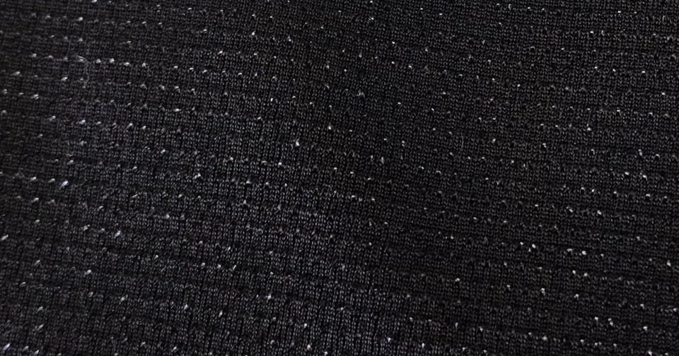 Black Stretchy Knit Fabric 62" Wide 18.5" Long 1/2 Yard - Image 3 of 3