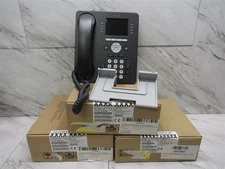 Lot of 3 New in Factory Sealed Boxes AVAYA 9611G Gigabit VoIP IP Desktop Phones!