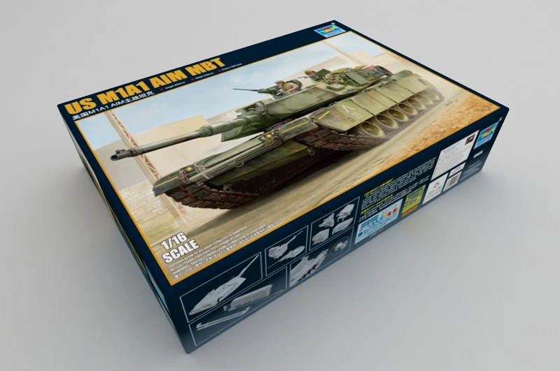 Trumpeter 00926 US M1A1 AIM MBT 1:16 Kit di modellismo - Immagine 2 di 4