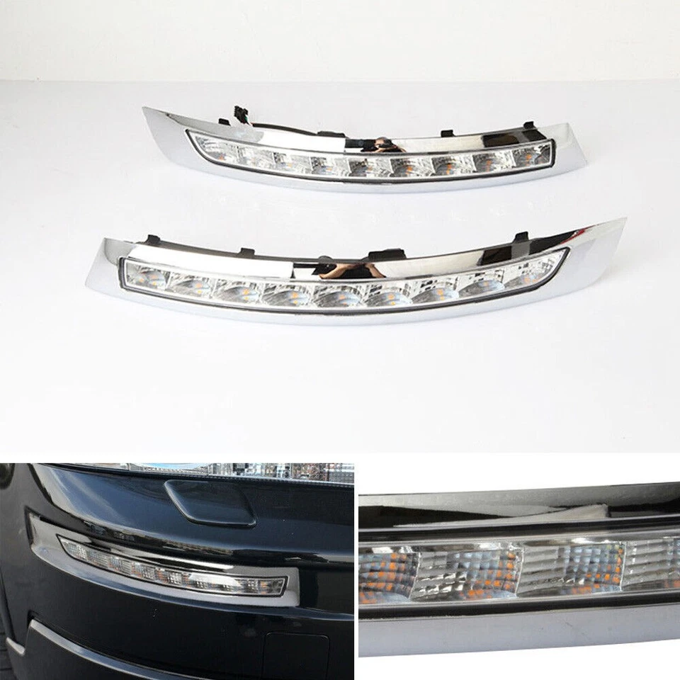 DRL FOR Volvo XC90 07-2014 LED DAYTIME RUNNING LIGHT FOG LAMP WITH TURN SIGNAL L Foto 3 de 4
