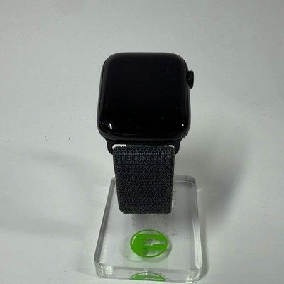 GPS Only Apple Watch SE 2nd Gen 44MM Midnight Aluminum Black Solo Loop MA7W4LL/A