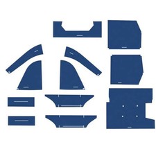 Cab Foam Cab Kit Without Headliner - Blue Fits Ford 5700 6700 7700 8700 9700