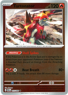 Turtonator - 017/088 - Perfect Order - Reverse Holo - NM/M
