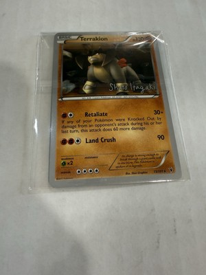 Pokémon Terrakion World Championships 2012 Shuto Itagaki Signed 73