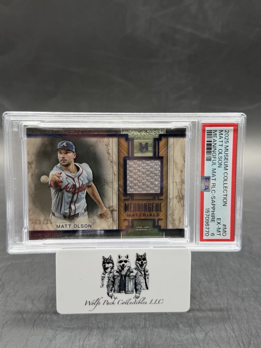 Matt Olson Baseball Serial Numbered Sports Trading Cards