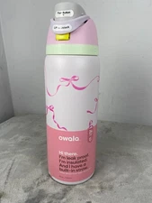 Owala Urban Outfitters Exclusive 32 oz Silk Ribbon Baby Pink Bows Bottle