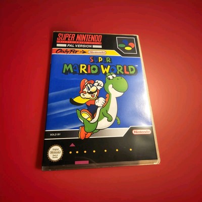 Super Mario World - Modul - Super Nintendo SNES Mit Hülle 