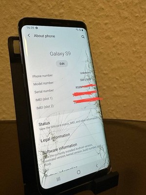 Samsung Galaxy S9 DUOS Blau - 64GB - Dual SIM - Ohne Simlock - Gebraucht