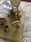 Vintage Unique Antique Desk Fly Ashtray, Match & Cigarette Holder — photo 7