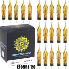20PCS Cartridge Tattoo Needles RL Tattoo Needles Permanent Make-Up Tattoo Tool
