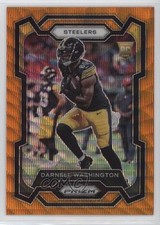 2023 Panini Prizm Rookies Orange Wave Prizm 27/60 Darnell Washington #384 10w9