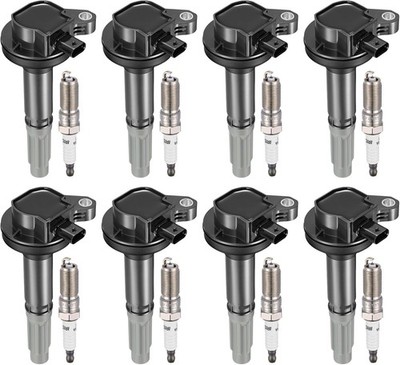 8 high performance Ignition Coil & Spark Plug for 16-17 Ford F-150 Mustang UF824
