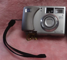 HP PhotoSmart 735 3.2MP Digital Camera Silver Works but Missing Door PARTS