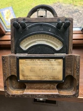 Vintage Weston Voltmeter Model 45 Weston Electrical Instruments Steampunk