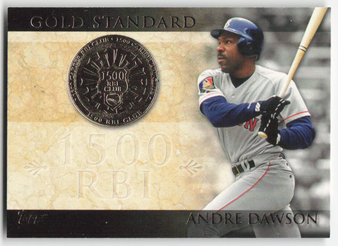 2012 Topps Gold Standard Andre Dawson #GS-19 Boston Red Sox