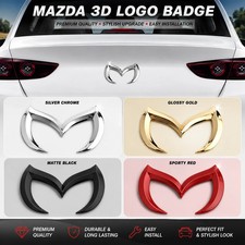 3D Metal Bat Emblem Badge Sticker Decals for Mazda 2 3 6 8 Atenza CX-30 CX-50 CX