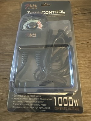 AM Reptiles Temp Control Terrarium Temperature Controller 1000W combined wattage