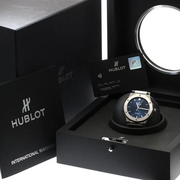 Hublot — Hublot Classic Fusion 510.NX.7170.NX 46mm Ti Blue Dial Automatic Watch #C2378