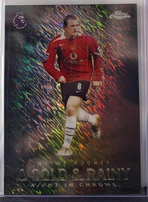 Wayne Rooney A Cold and Rainy Night In Chrome Topps Chrome Premier League