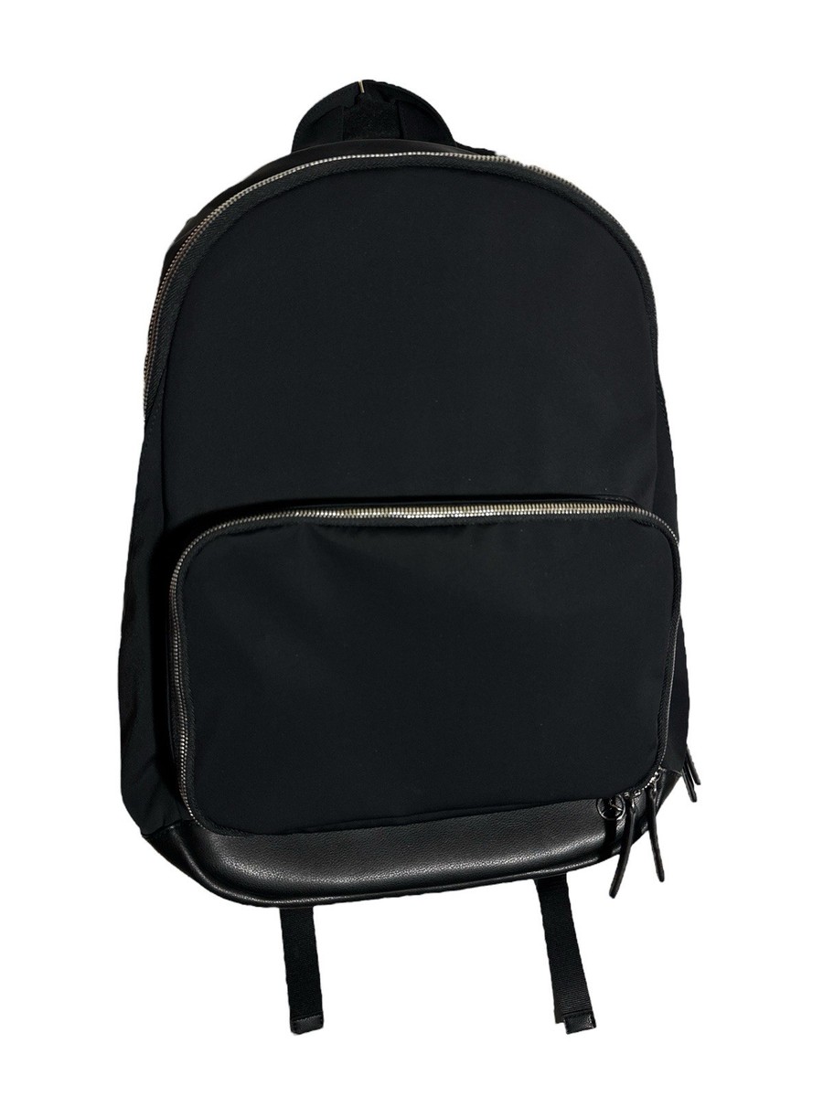 Mercedes Benz Haerfest Backpack Black Zipper Pockets