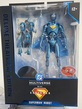 McFarlane DC Multiverse Superman Robot 7in Deluxe Theatrical Edition Platinum